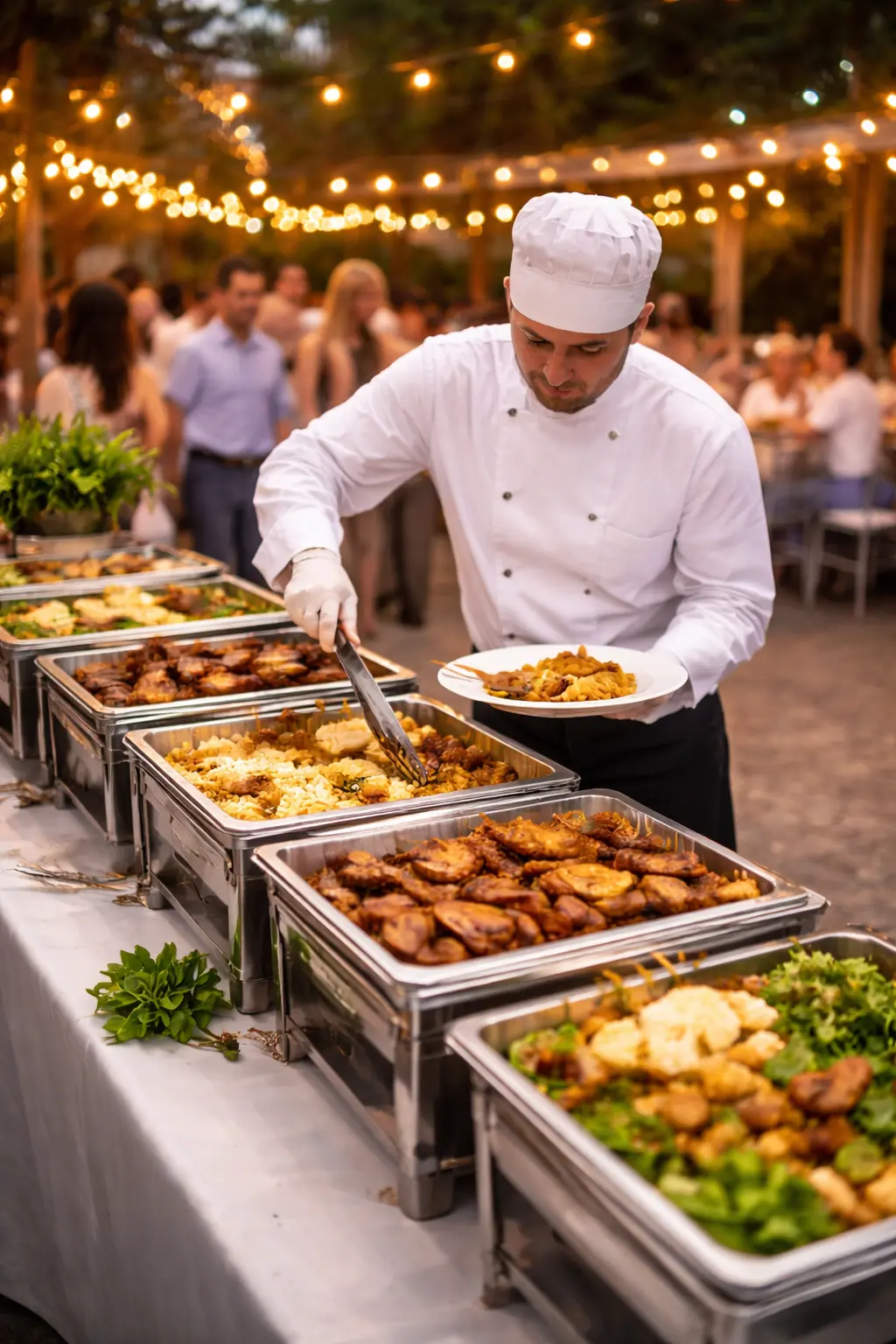 KRD Catering Damak Şefi tarafından sunulan toplu yemek ve organizasyon catering hizmeti